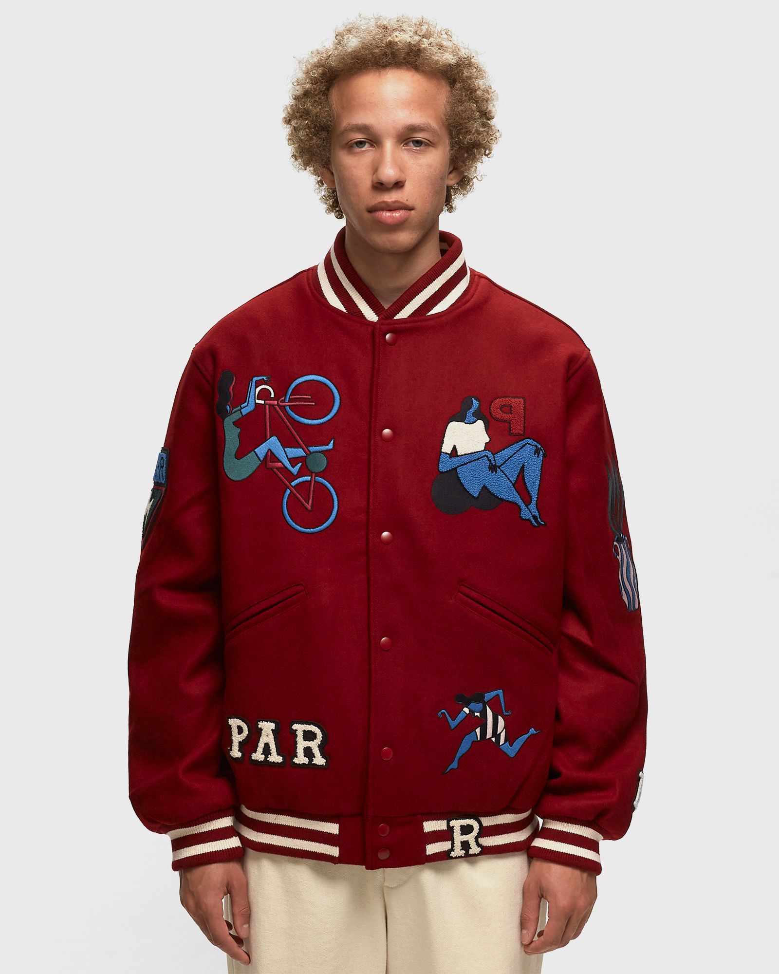 Run Sit & Bike Varsity Jacket