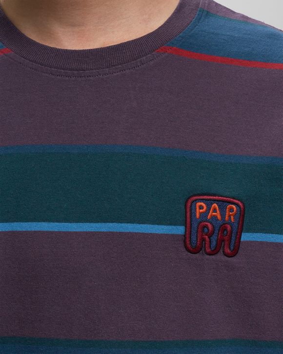 Fast Food Logo Striped Tee