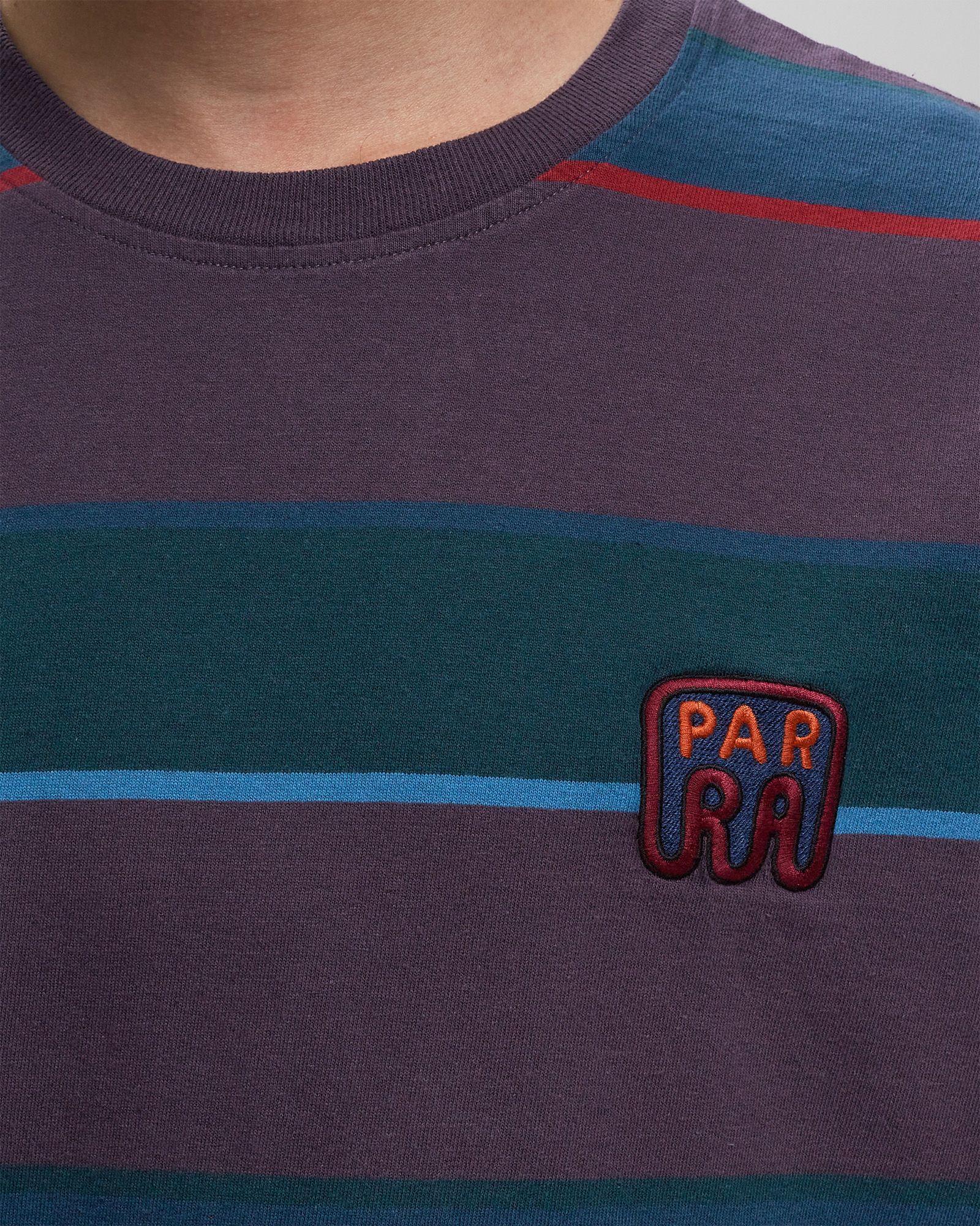 Fast Food Logo Striped Tee