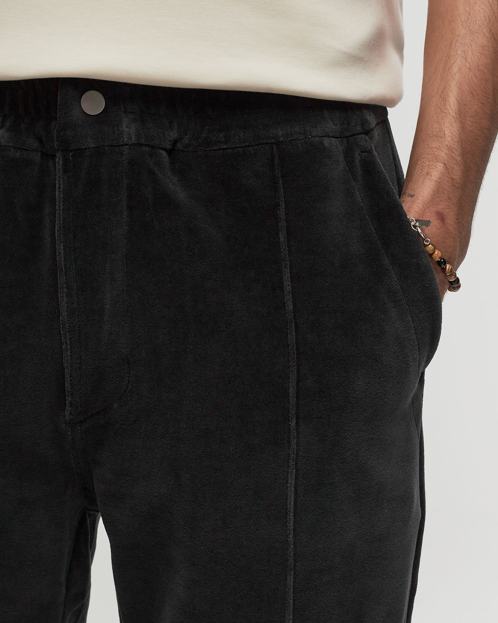 Nearly Black Velour Pants