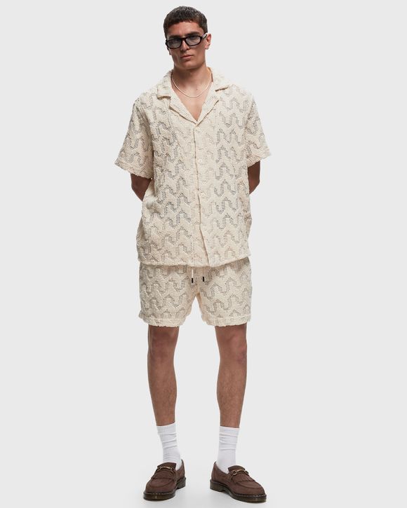 OAS Atlas Crochet Shorts Beige | BSTN Store