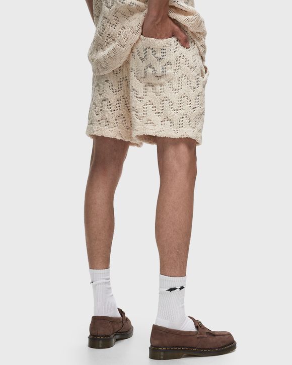 OAS Atlas Crochet Shorts Beige | BSTN Store