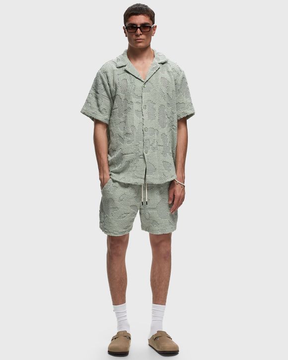 Thumbnail - Galbanum Crochet Shorts