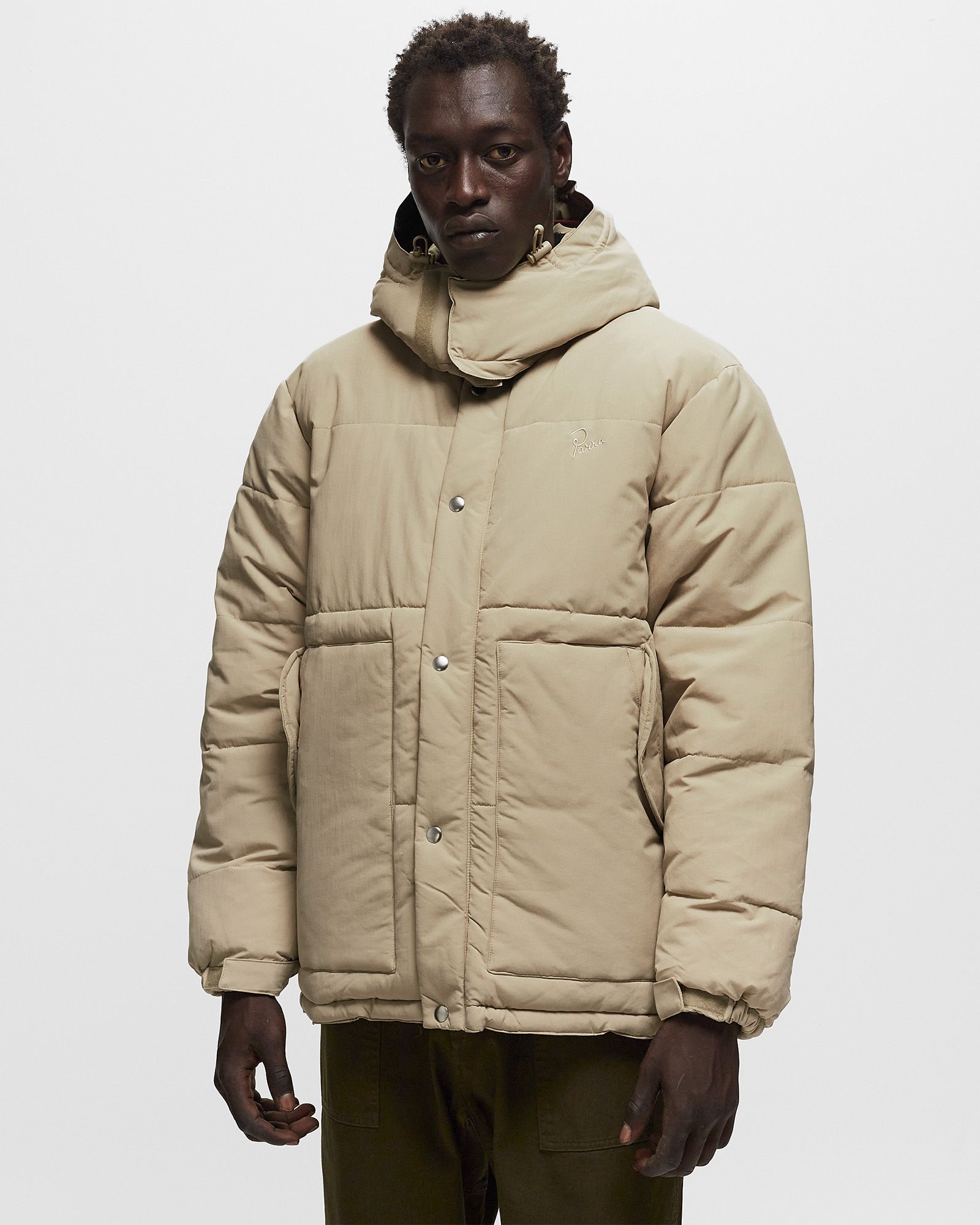 Trees In Wind Puffer Jacket