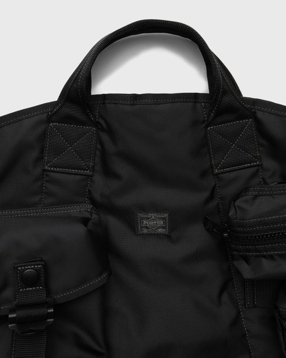 Porter-Yoshida & Co. ALL 2WAY BUCKET TOTE with POUCHES Black