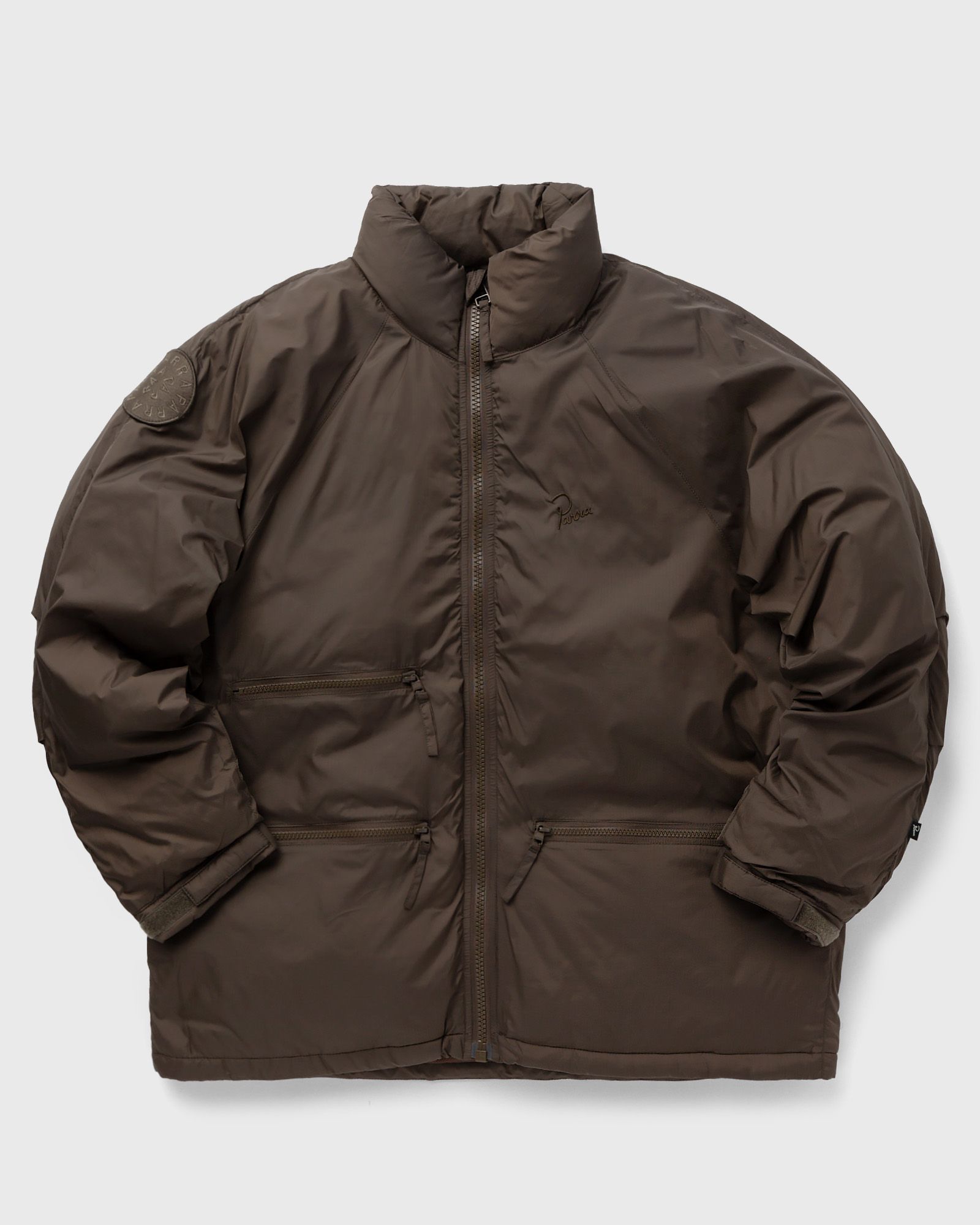 By Parra - canyons all over jacket men down & puffer jackets brown in größe:l