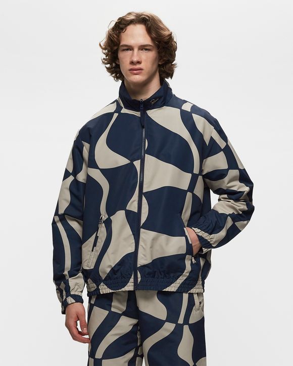 By Parra Zoom Winds Reversible Track Jacket Blue - Navy Blue