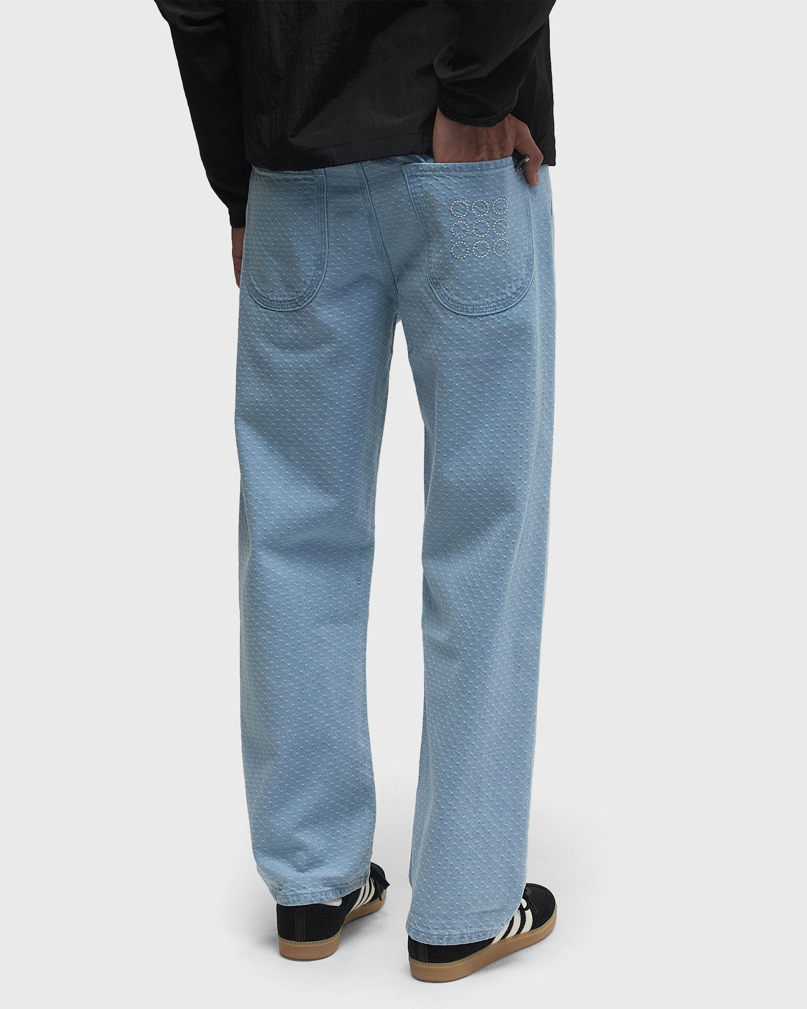 9-DOTS POLKA DOT RELAXED JEANS