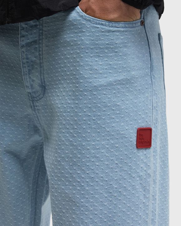 9-DOTS POLKA DOT RELAXED JEANS