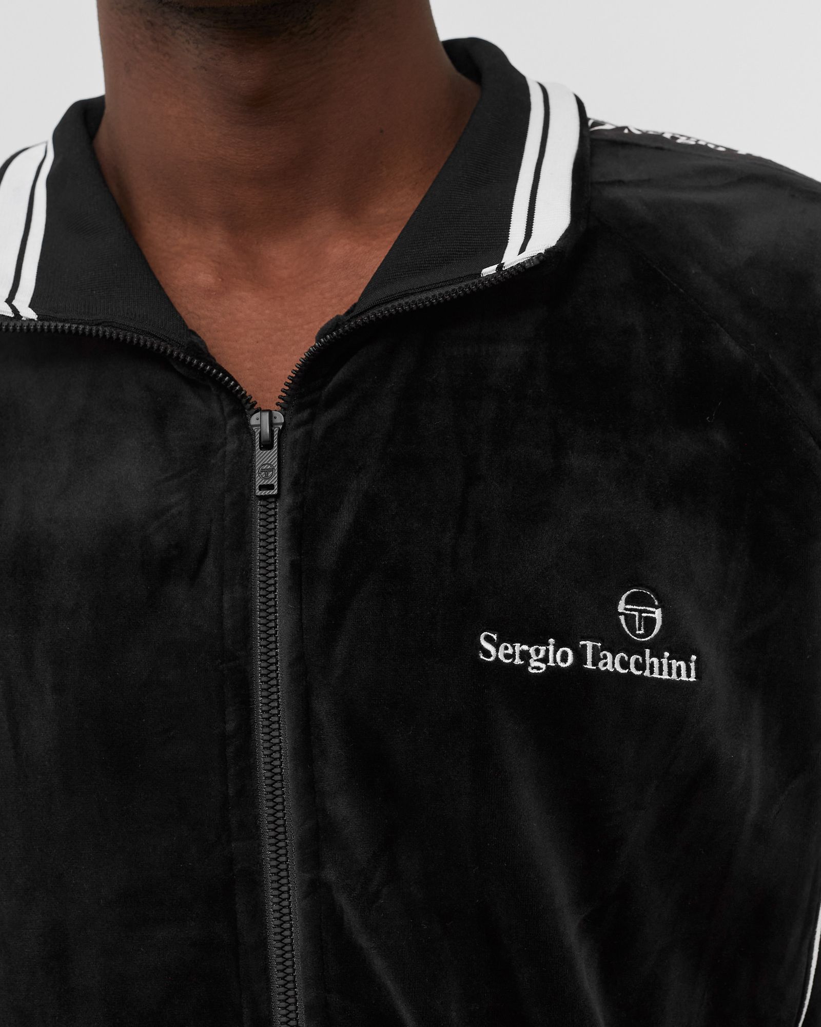 LOGO VELOUR TRACK JACKET