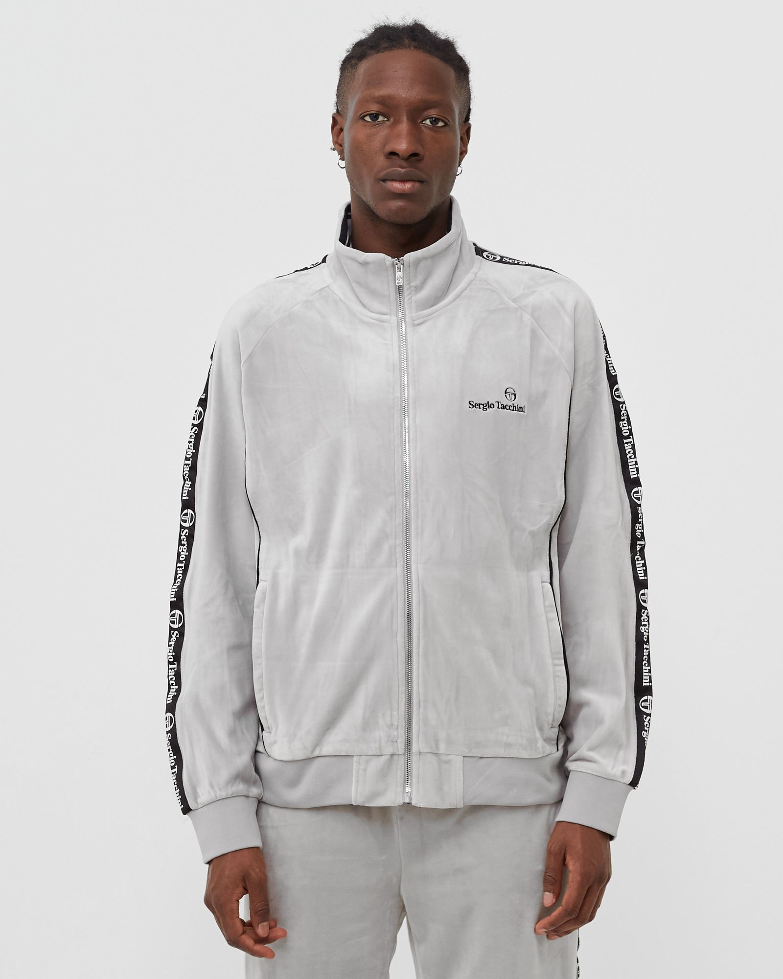 LOGO VELOUR TRACK JACKET