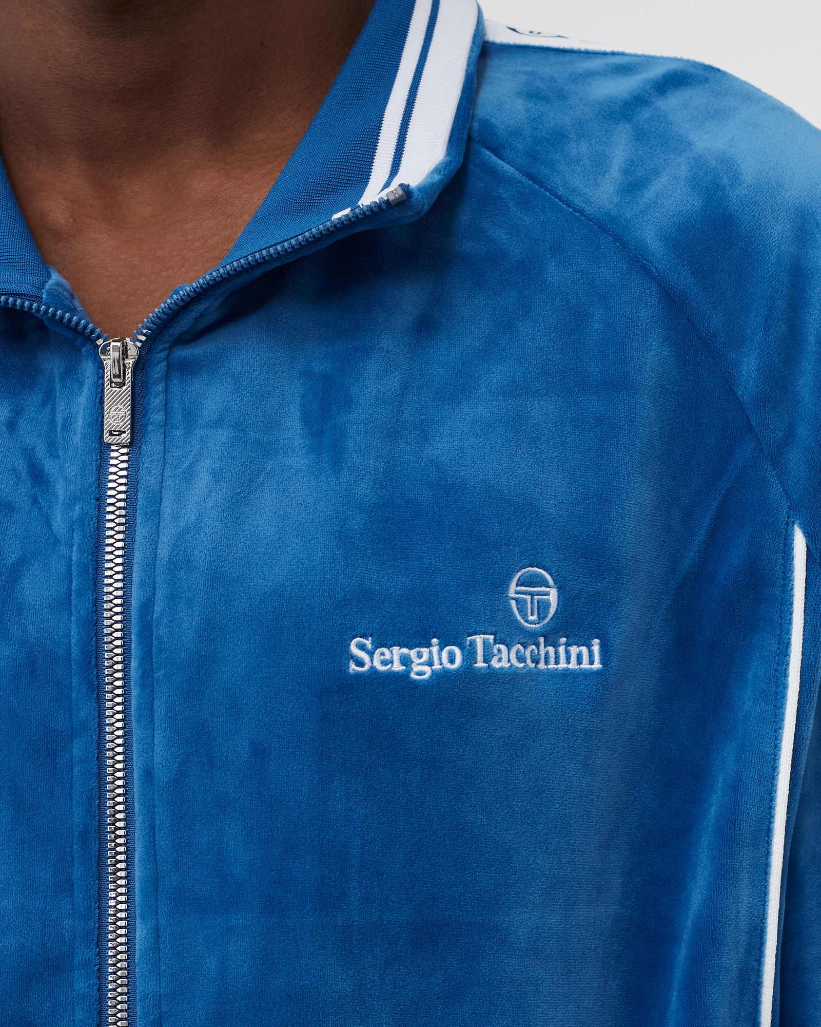 LOGO VELOUR TRACK JACKET