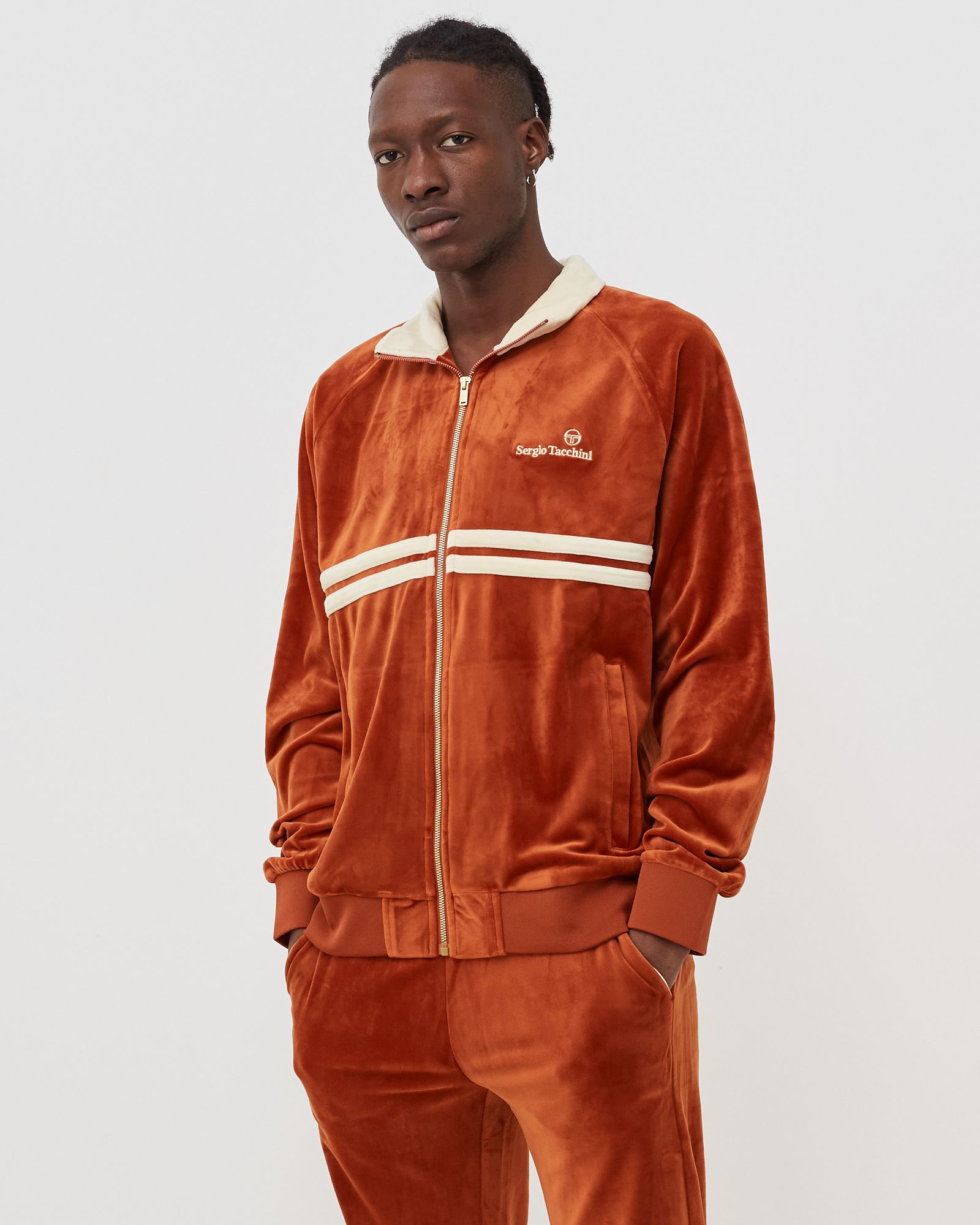 DALLS VELOUR TRACK JACKET