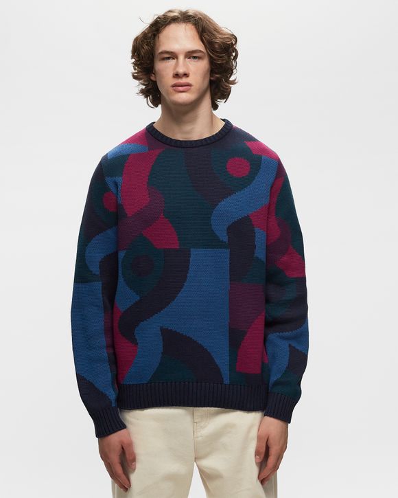 By Parra Knotted Knitted Pullover Blue - multi