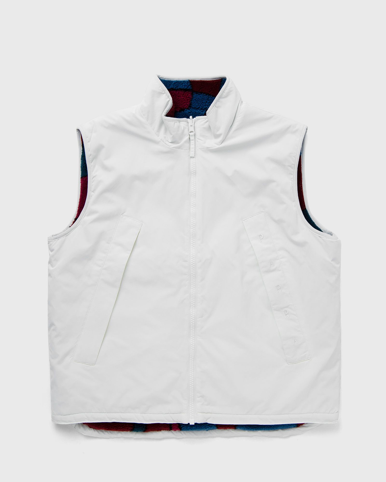 By Parra - trees in wind reversible vest men vests white in größe:xl