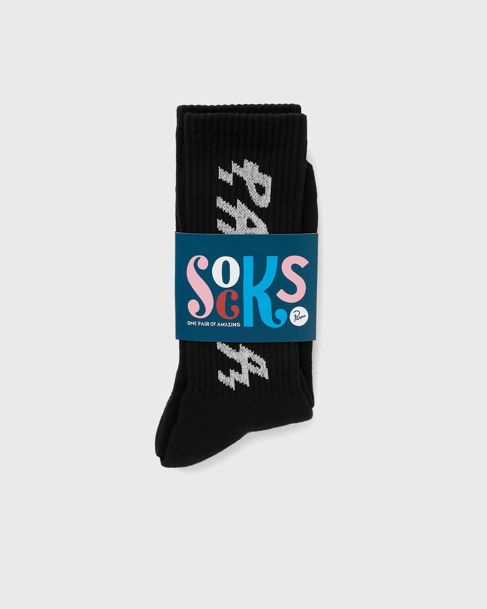 By Parra - spiked logo crew socks men socks black in größe:one size
