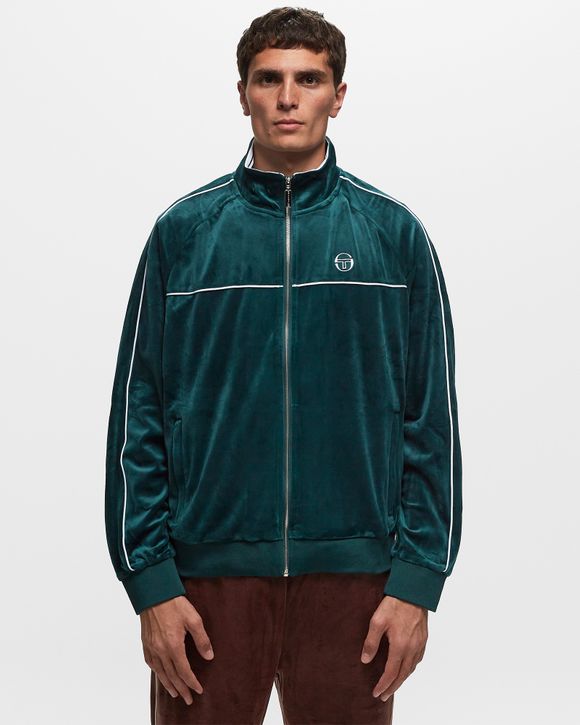 Lioni Velour Track Jacket- Deep Mahogany – Sergio Tacchini