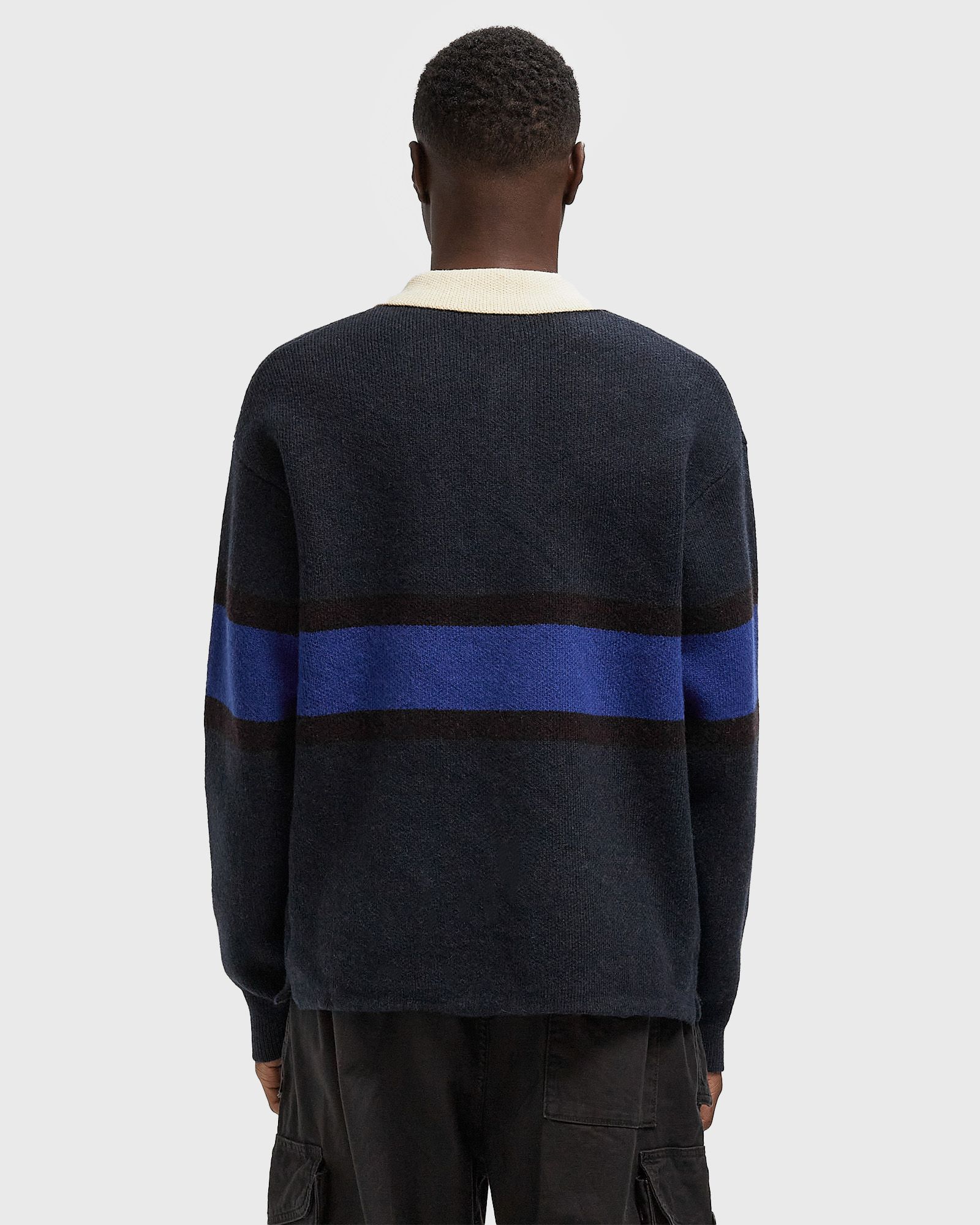 Recycled Wool-Blend Rugby Sweater