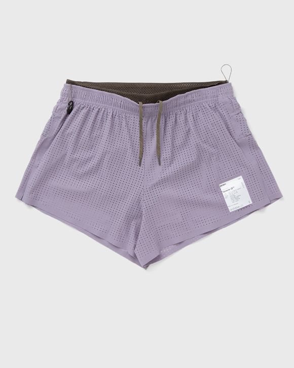 Satisfy Running Space-O 2.5 Distance Shorts Purple