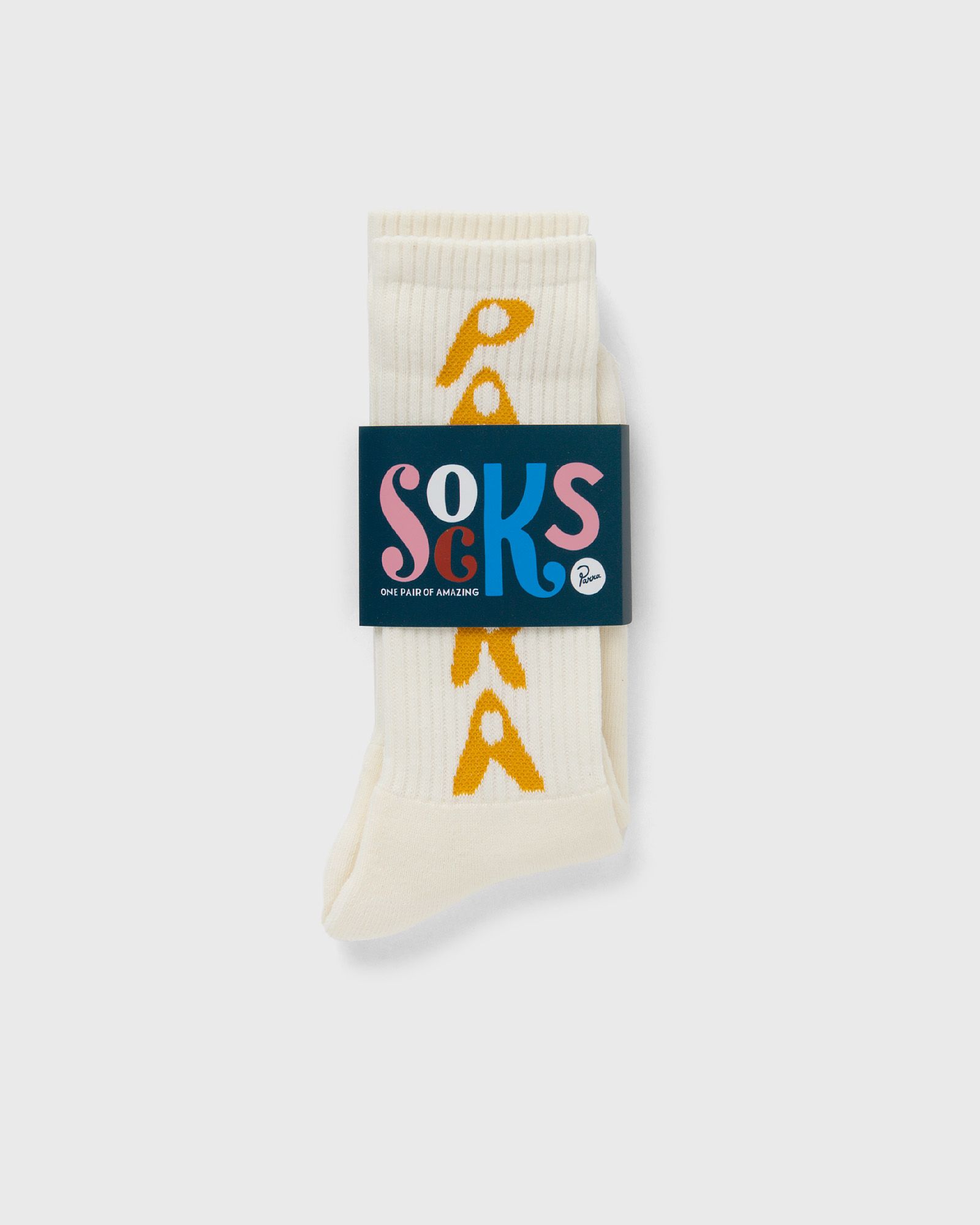 hole logo crew socks
