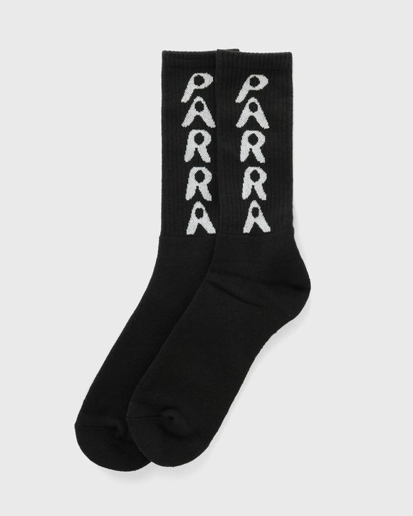 hole logo crew socks