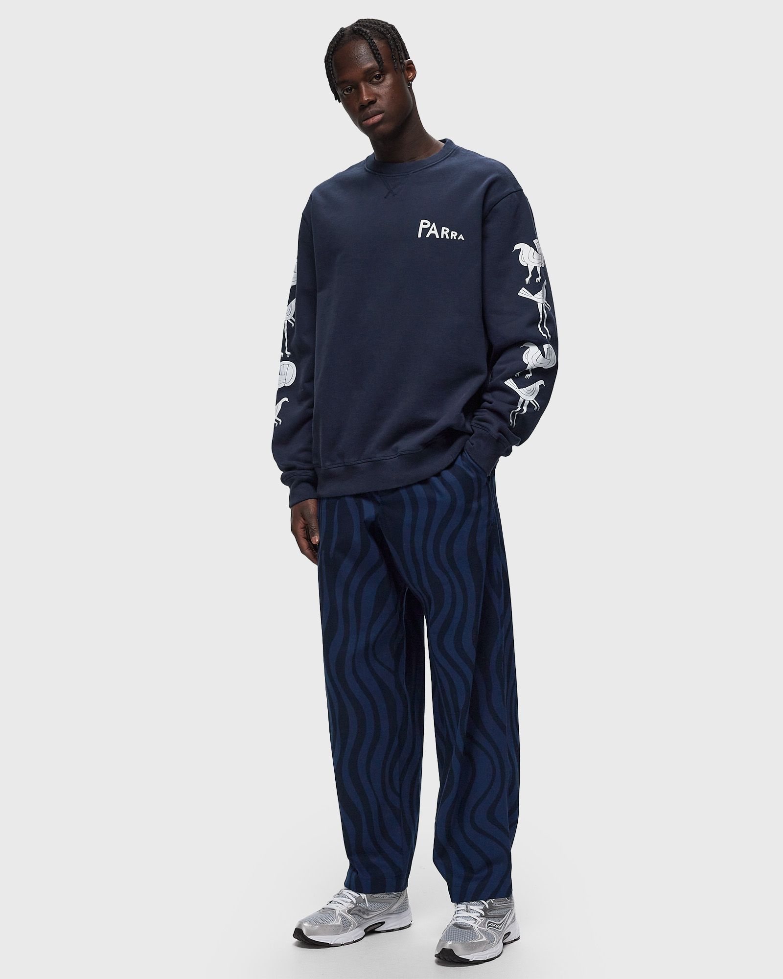 fancy pigeon crew neck sweatshirt