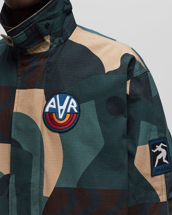 By Parra distorted camo jacket Green Beige | BSTN Store