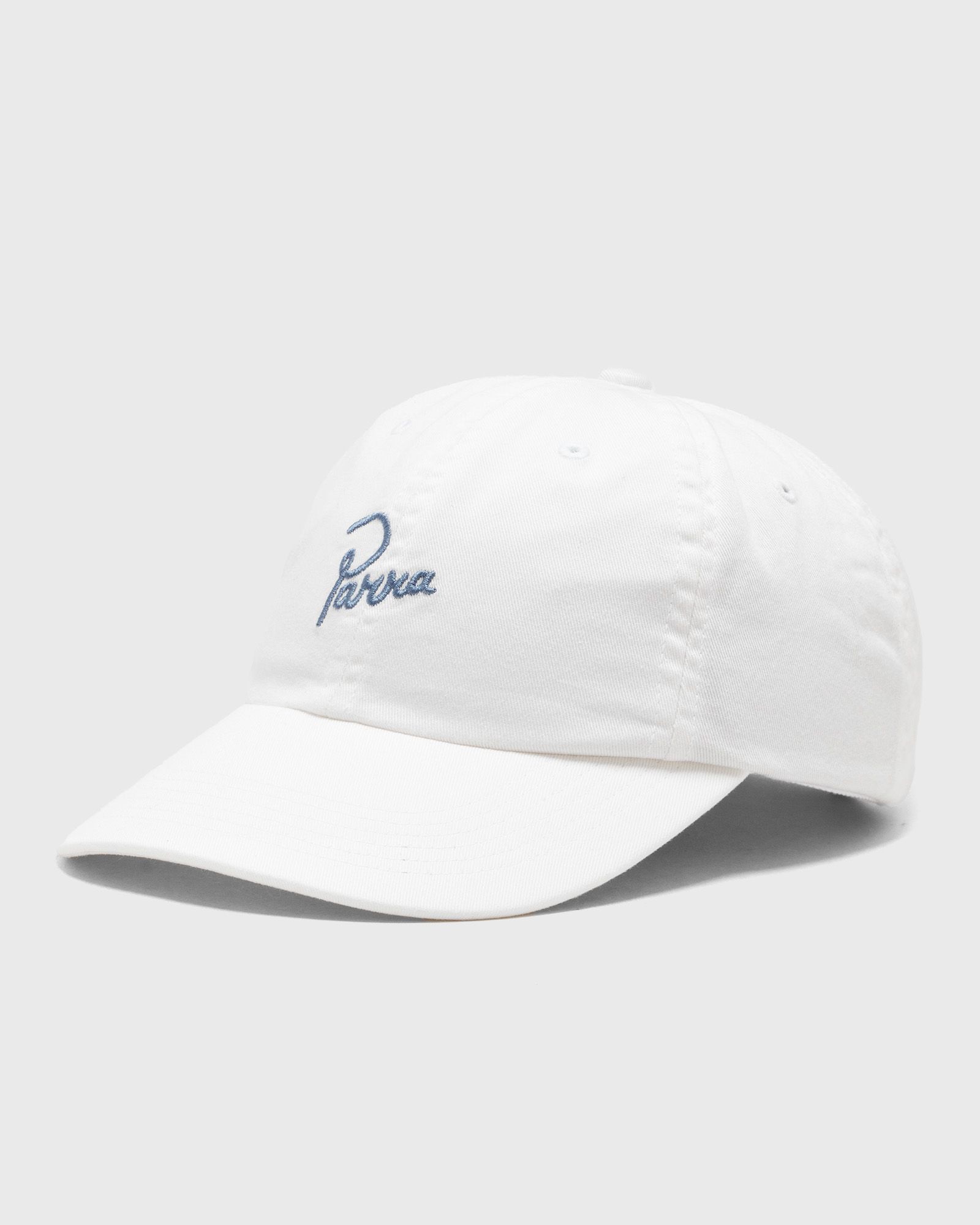 script logo 6 panel hat