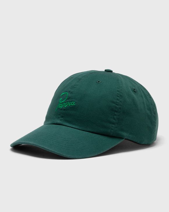 script logo 6 panel hat