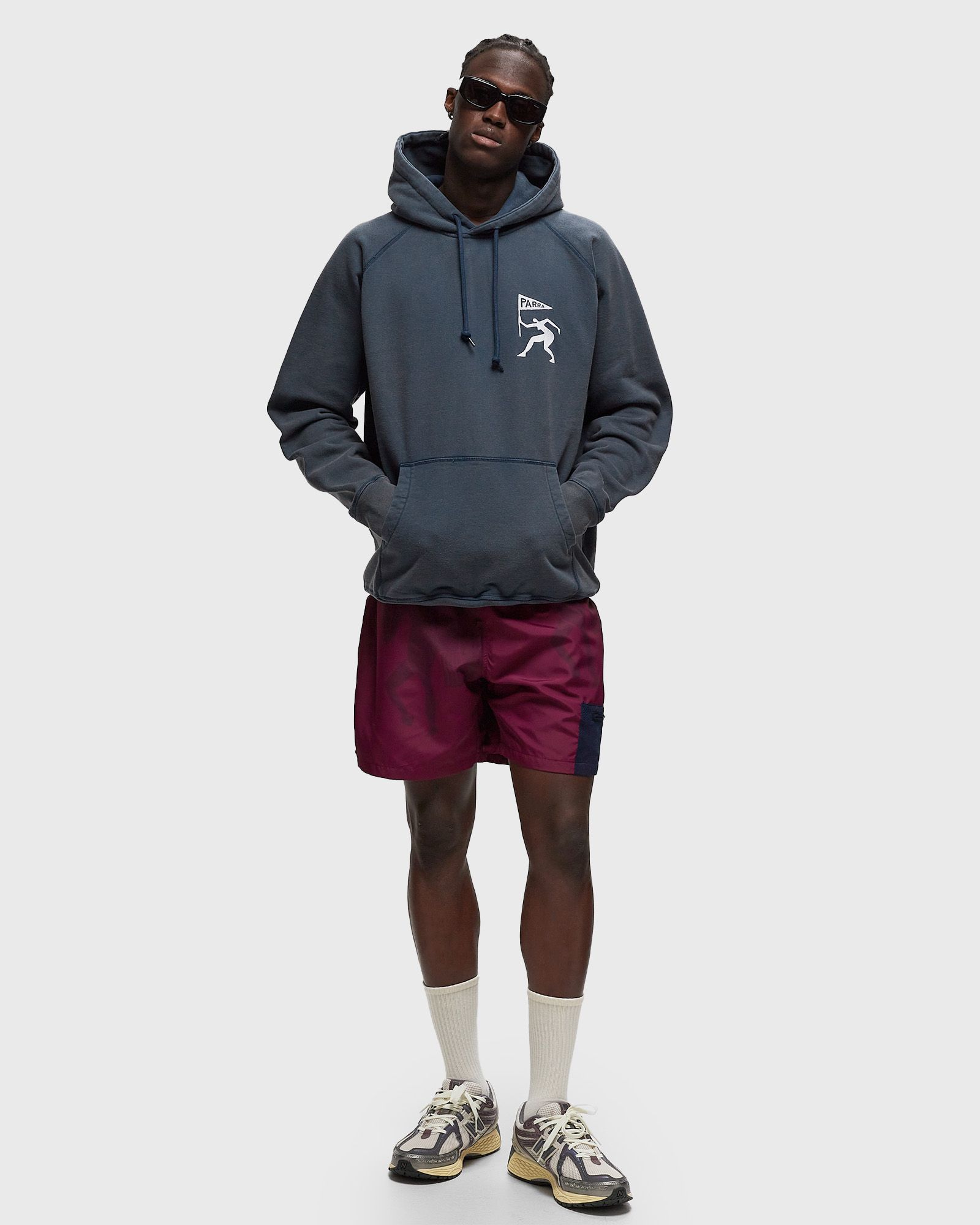 neurotic mini flag hooded sweatshirt