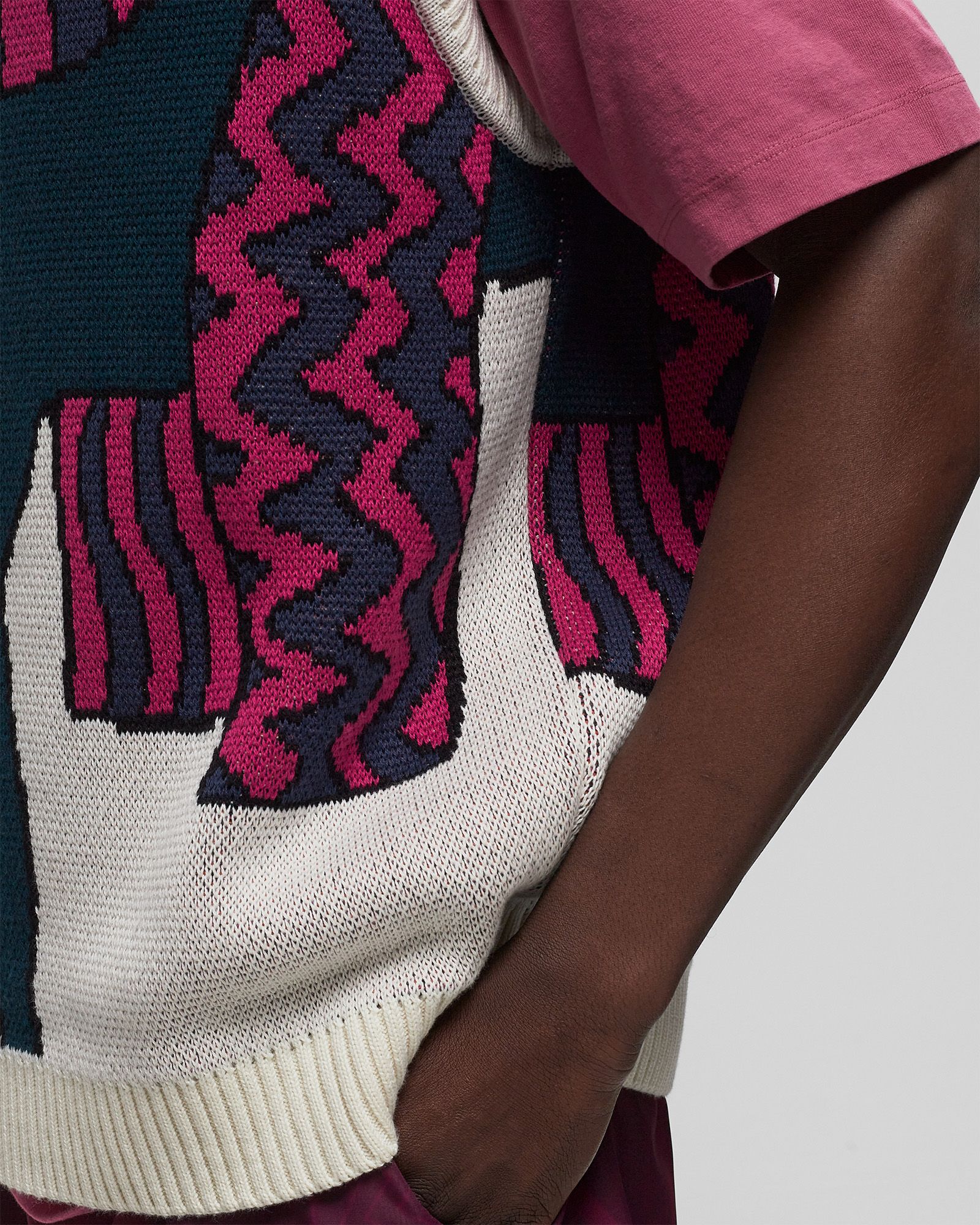 knitted horse knitted spencer