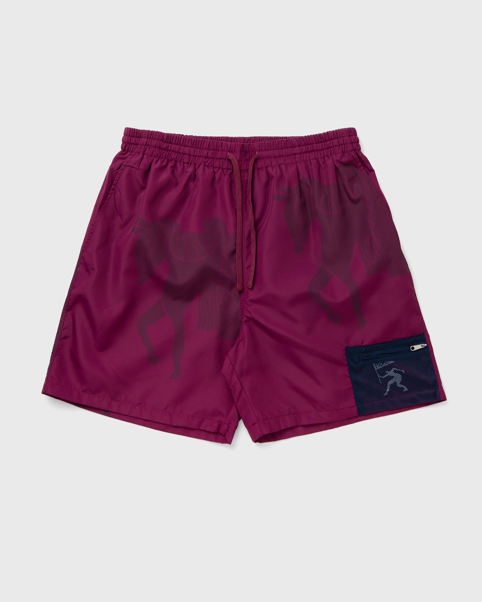 By Parra - short horse shorts tyrian purple men casual shorts purple in größe:l