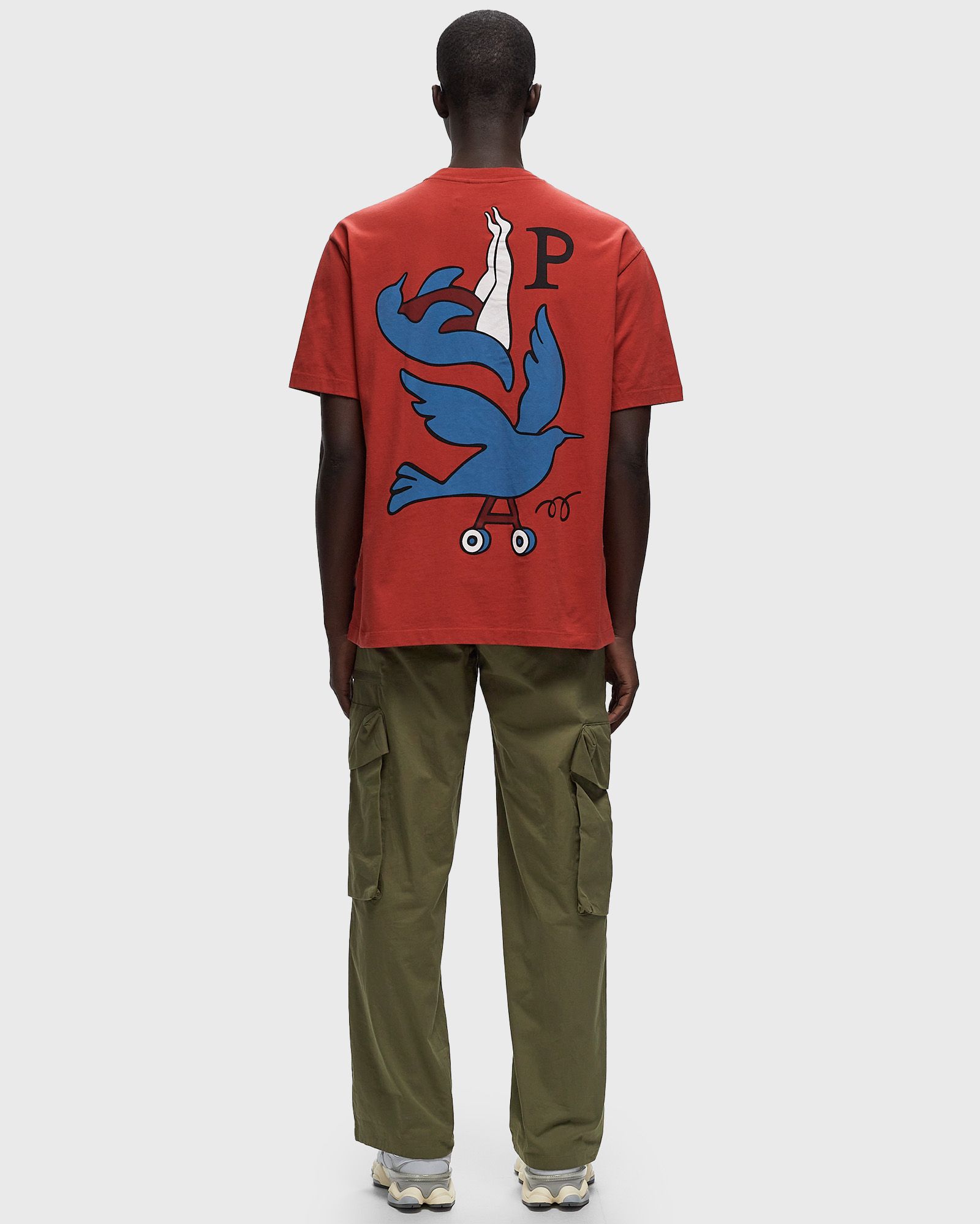 wheeled bird t-shirt