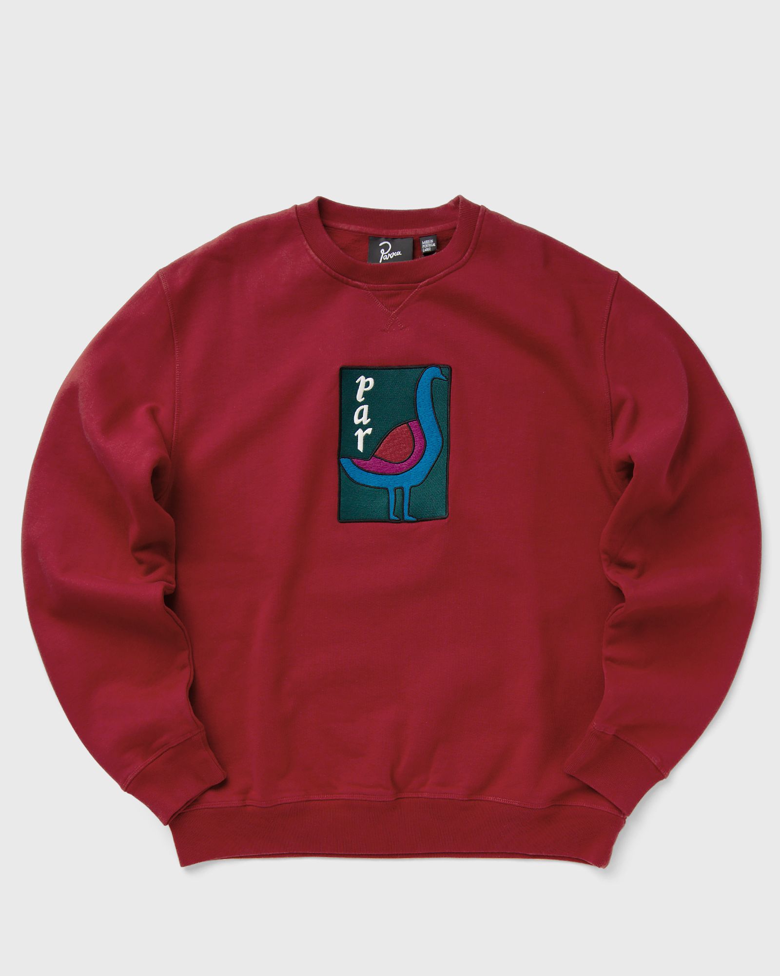 By Parra - the great goose crew neck sweatshirt men sweatshirts red in größe:l