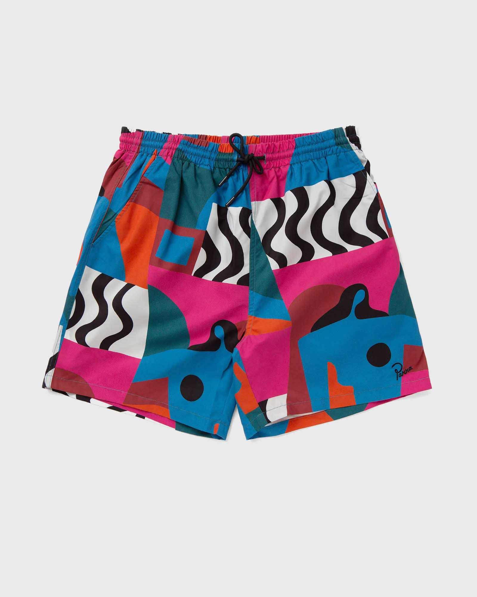 distorted water swim shorts
