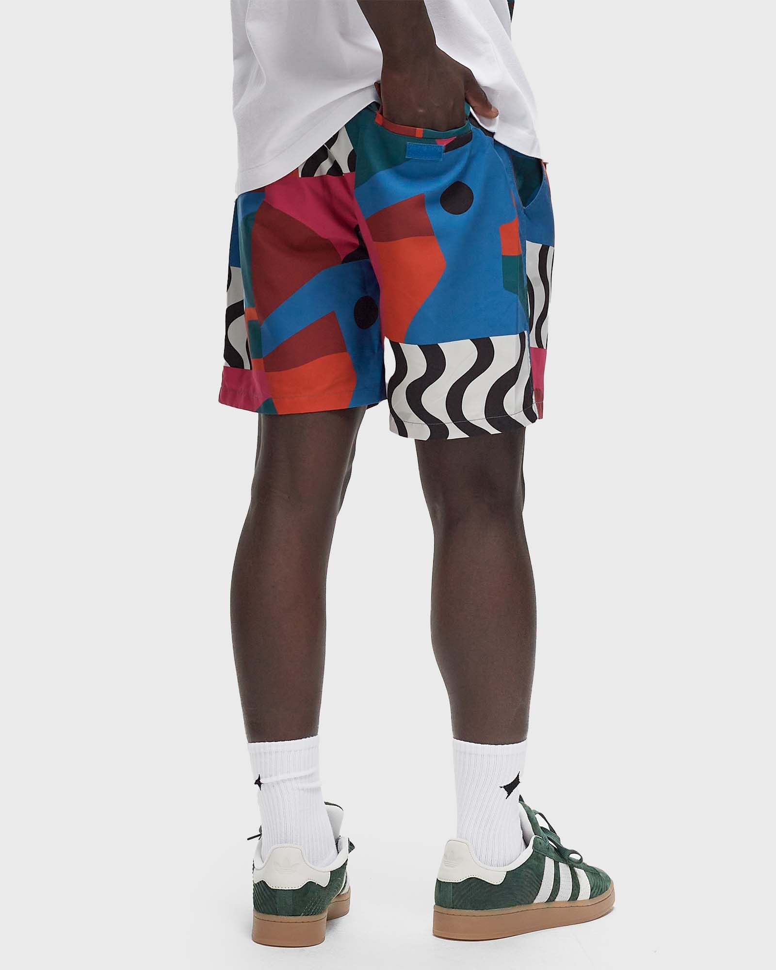 distorted water swim shorts