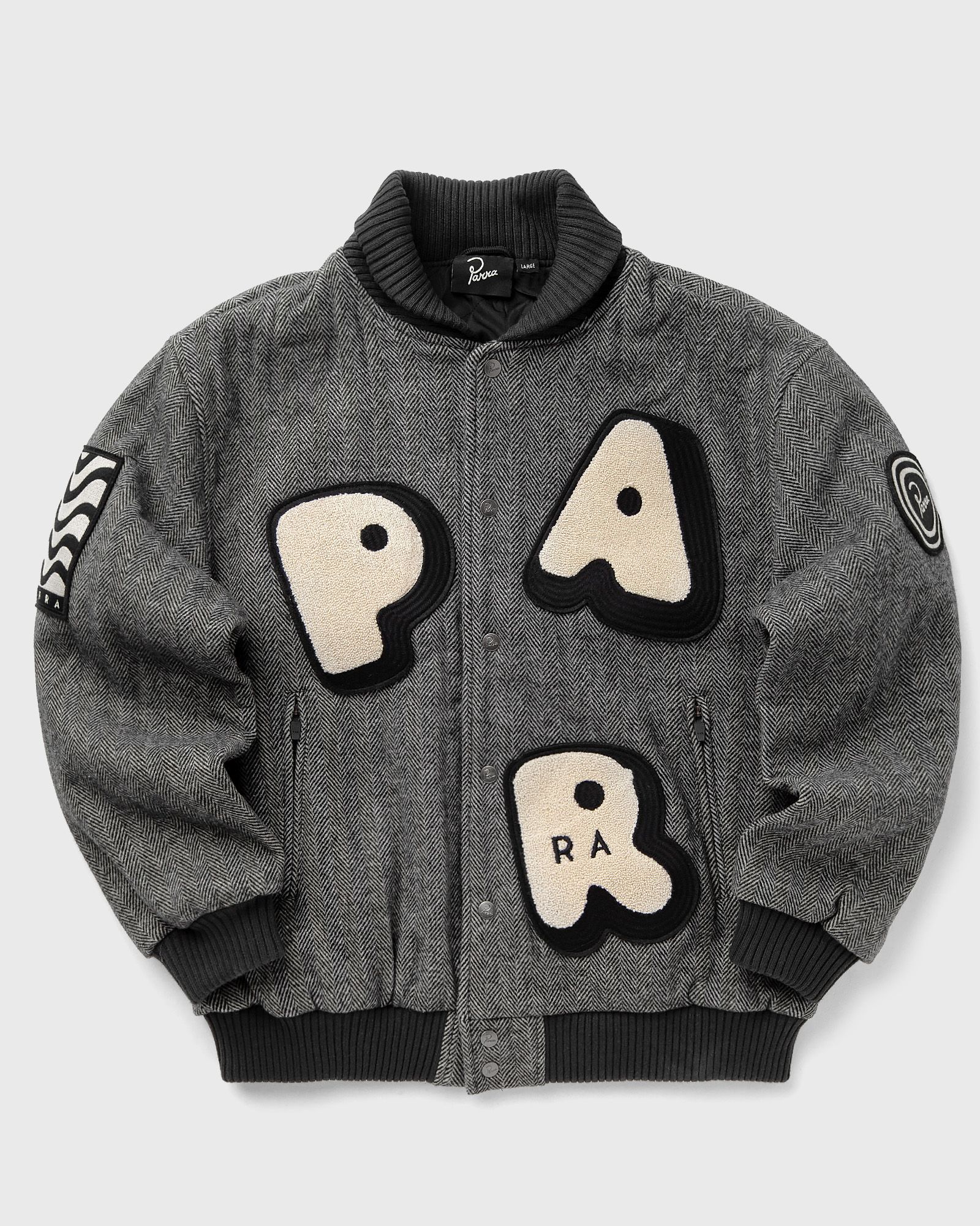 rounded PAR varsity jacket
