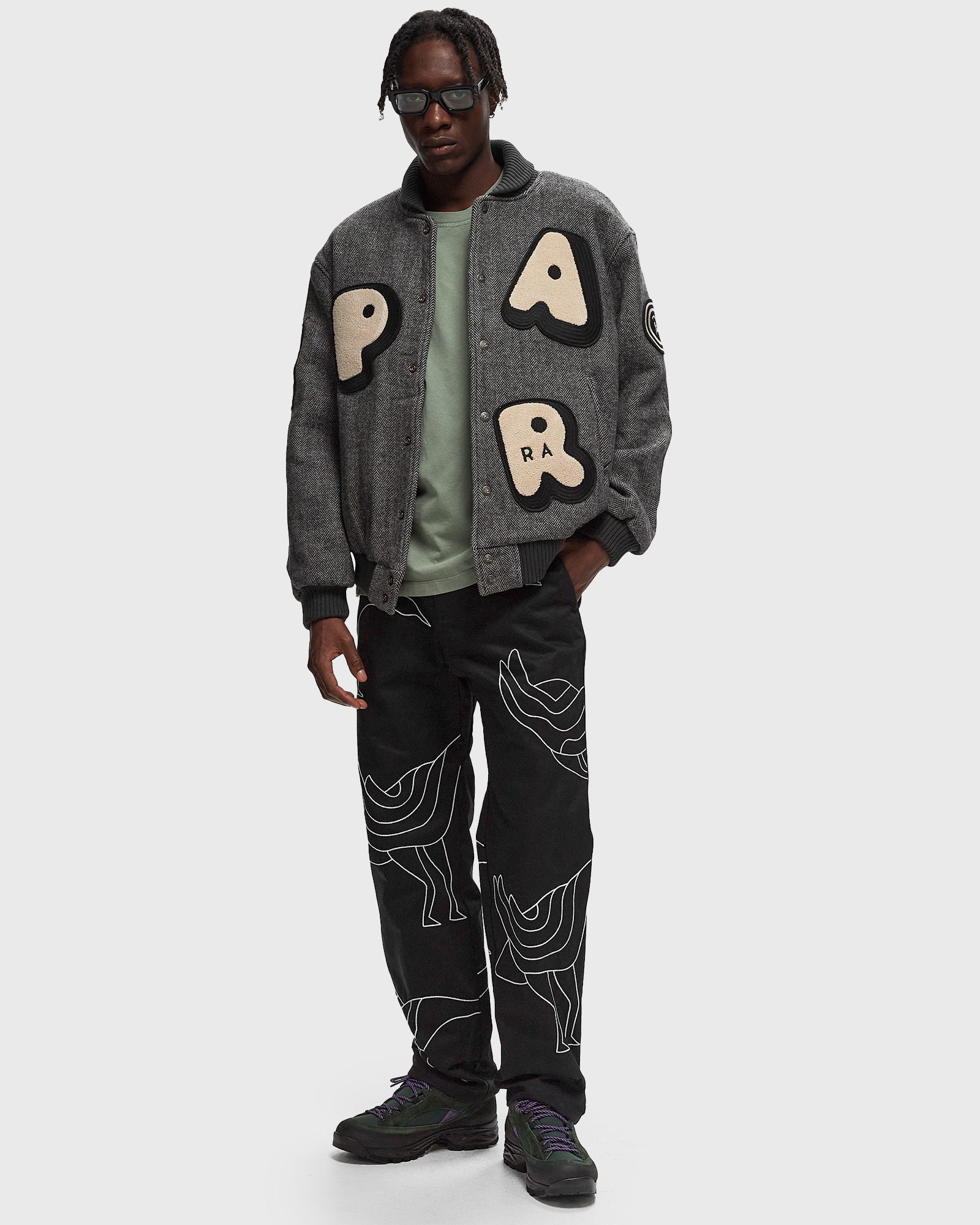 rounded PAR varsity jacket