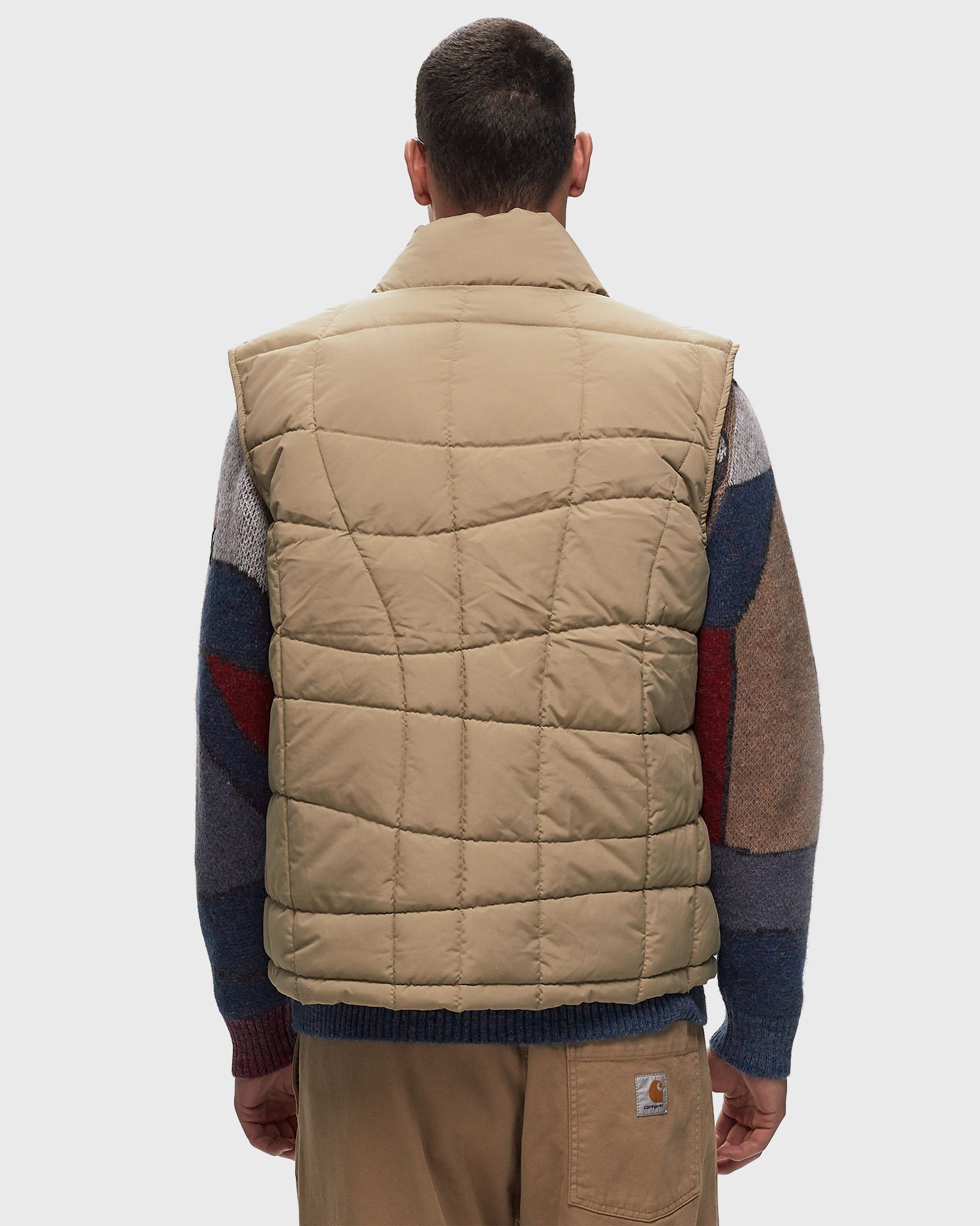 waved alien puffer vest
