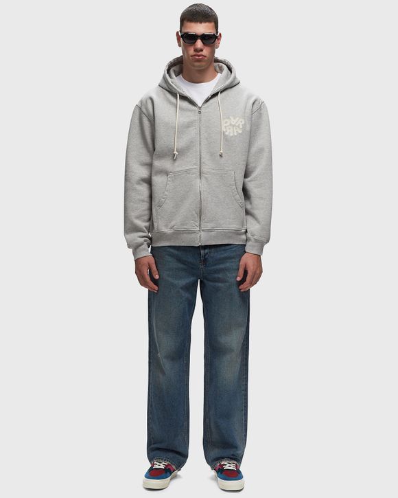1976 logo zip hooded sweatshirt