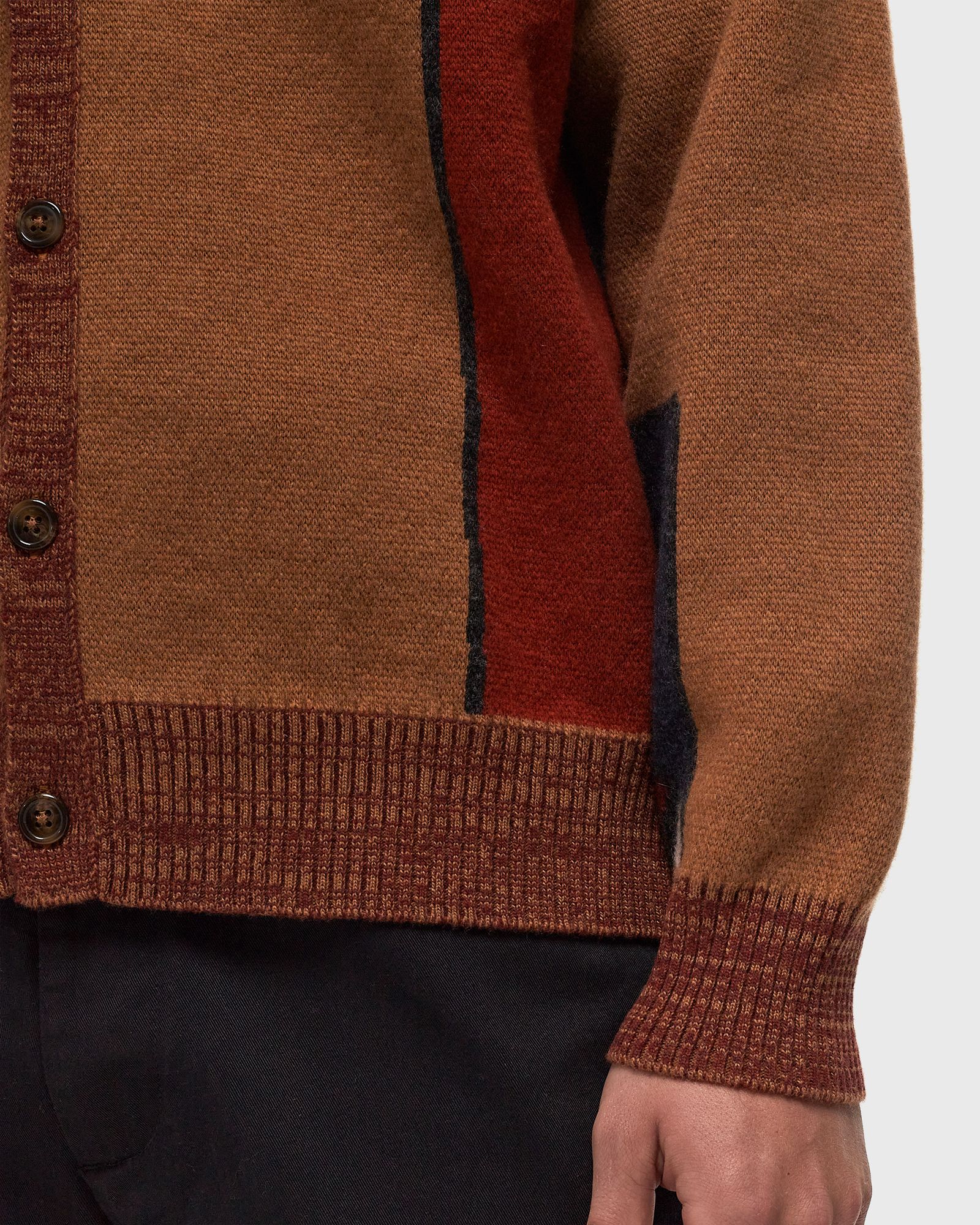 your stupid shed knitted cardigan