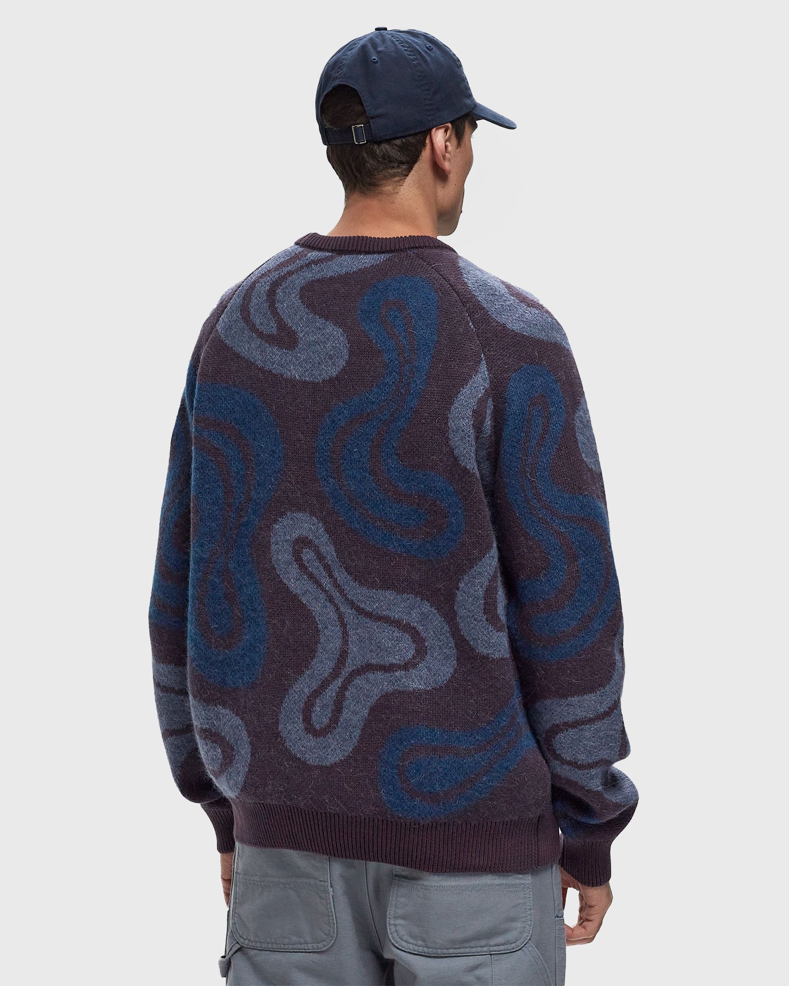 stupid lava lamp knitted pullover