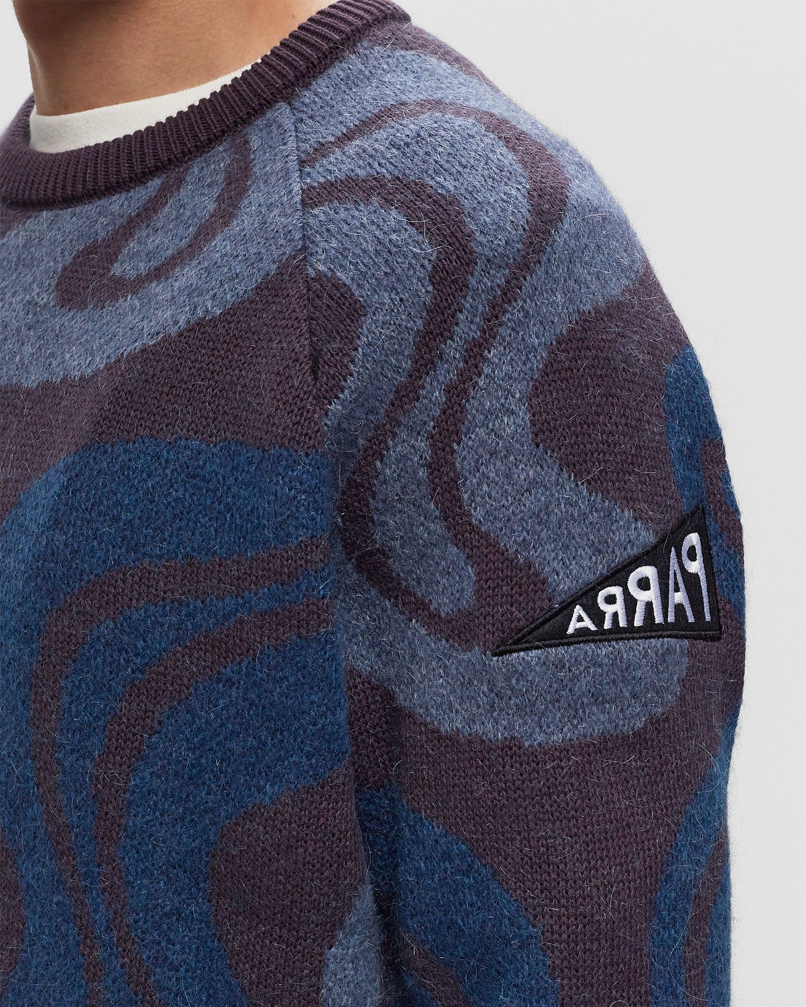 stupid lava lamp knitted pullover