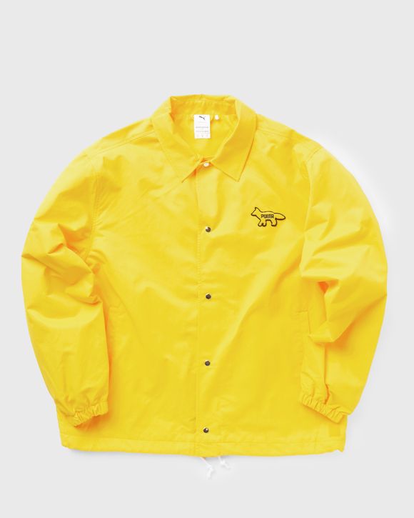 Puma PUMA x MAISON KITSUNE Coach Jacket Yellow | BSTN Store