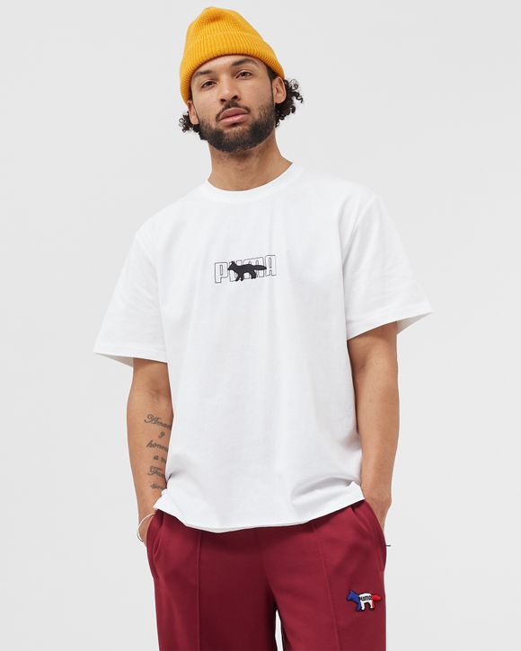 PUMA【PUMA x MAISON KITSUNE Unisex Oversized Tee】 Tシャツ PUMA Puma X Maison Kitsune Oversized Tee Puma White XL