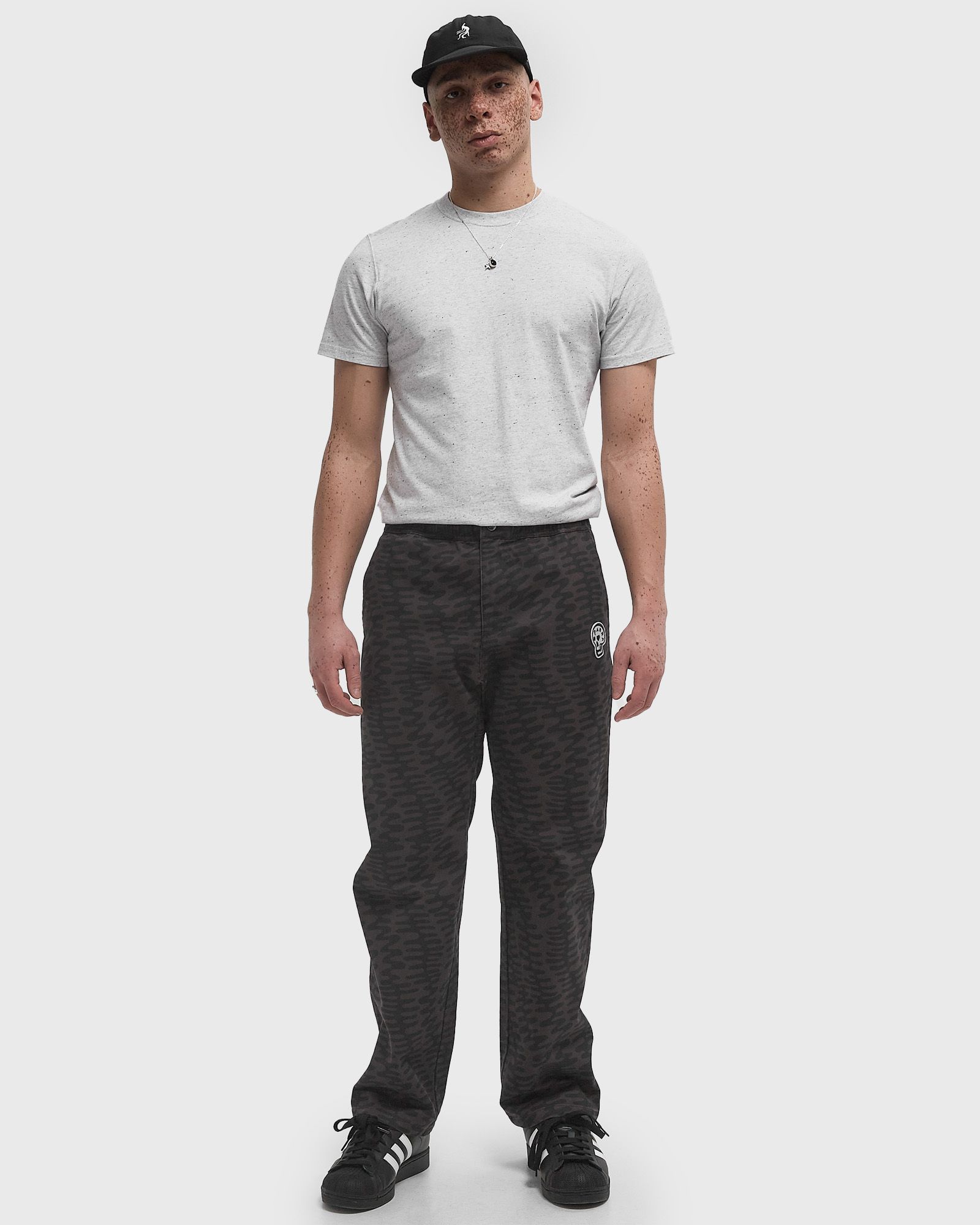 Stitched skull pants