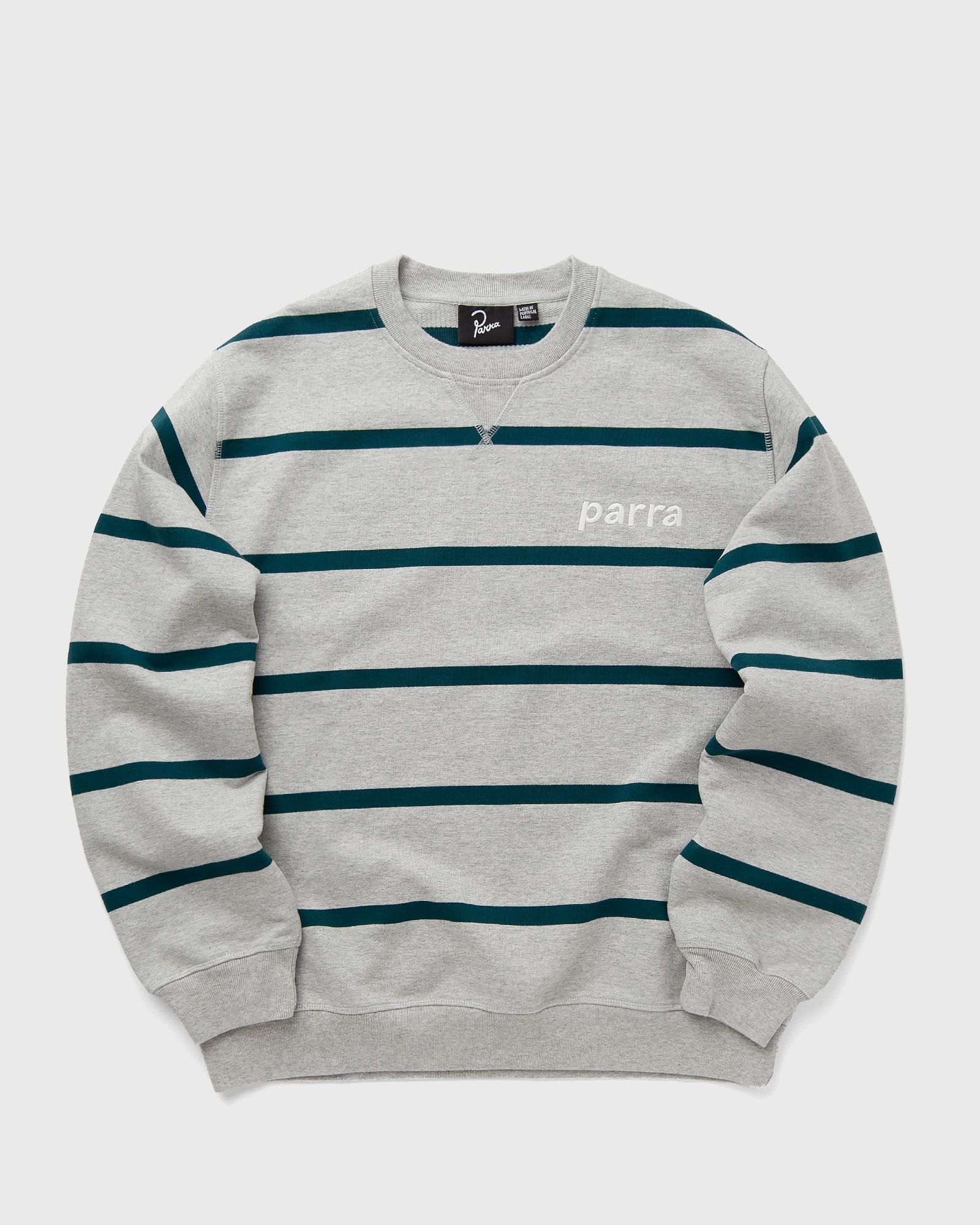 Pristine striper crew neck sweatshirt