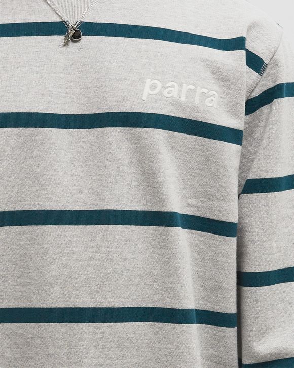 By Parra Pristine striper crew neck sweatshirt Grey | BSTN Store
