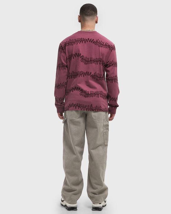 Stitched skull long sleeve t-shirt
