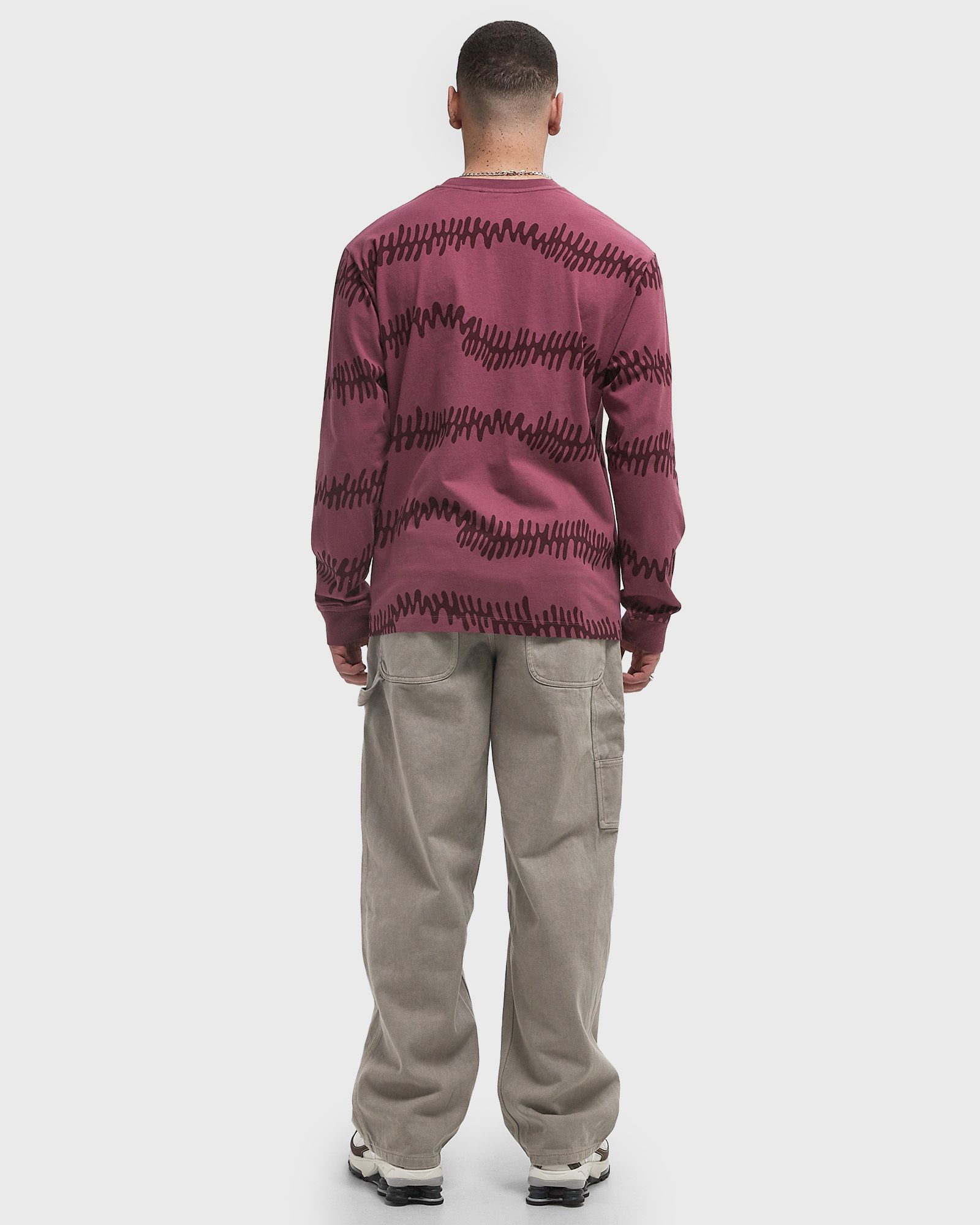 Stitched skull long sleeve t-shirt